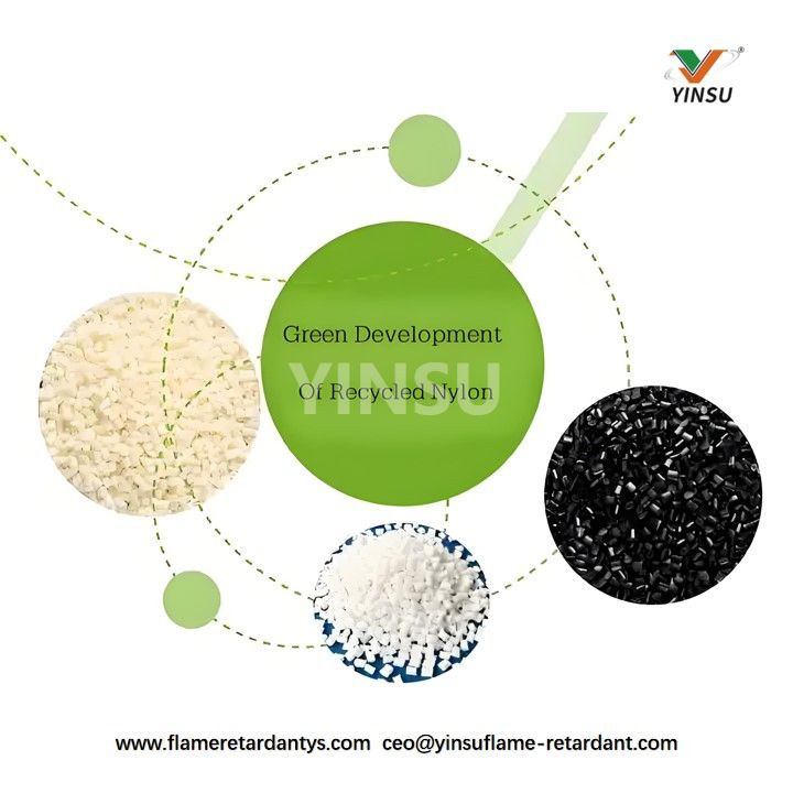 Green development of recycled nylon Grüne Entwicklung von recyceltem Nylon