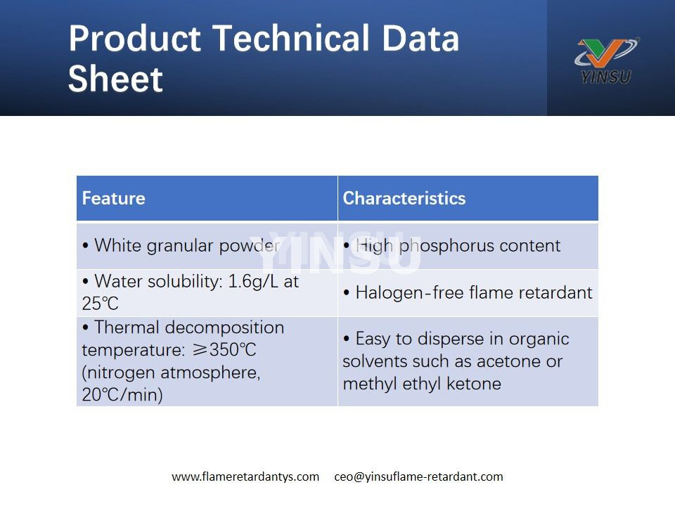 Product Technical Data Sheet Technisches Datenblatt