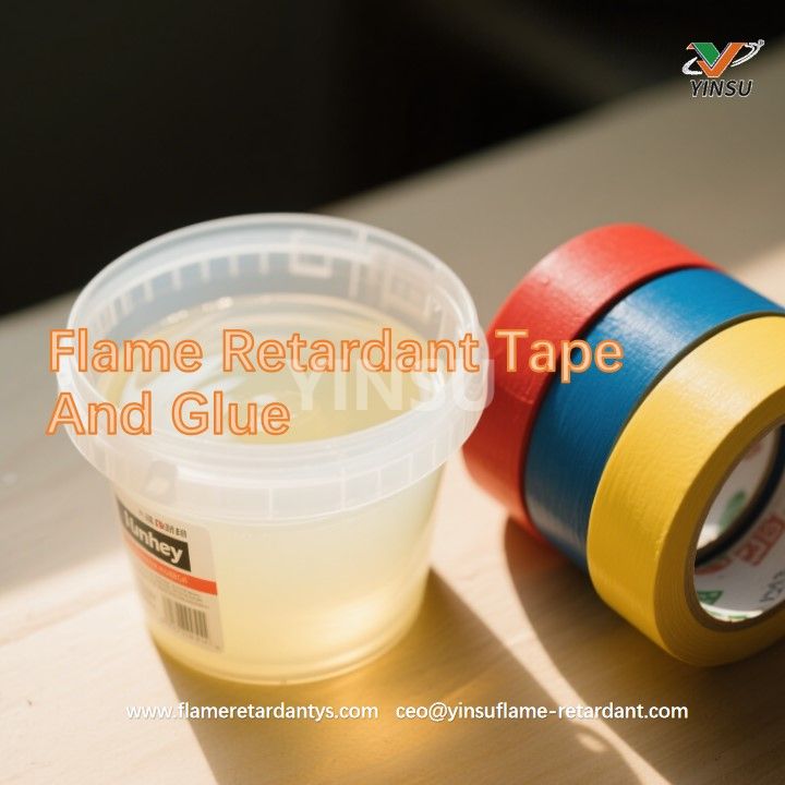 Flame Retardant Tape And Glue Flammhemmendes Klebeband und Kleber