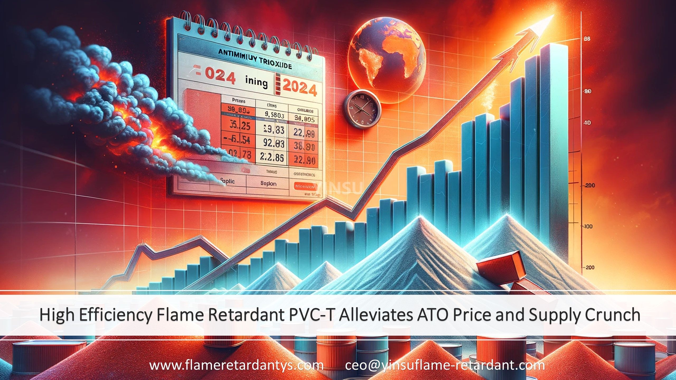 Neu entwickeltes hocheffizientes flammhemmendes PVC-T, um dem hohen Preis und der knappen Versorgung mit ATO gerecht zu werden