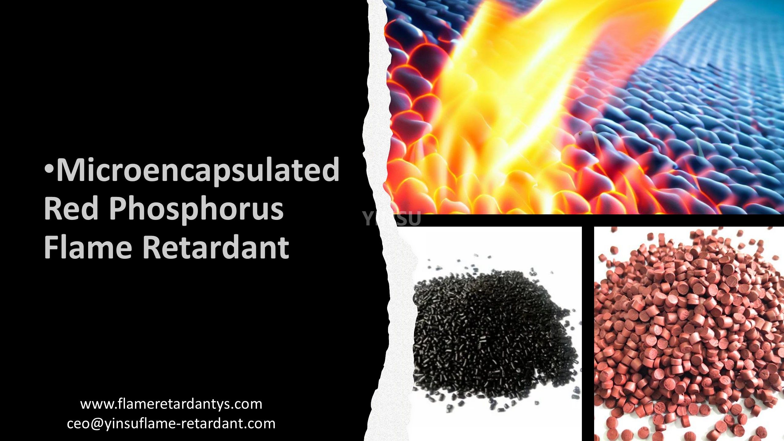 Mikroverkapseltes Flammschutzmittel mit rotem Phosphor