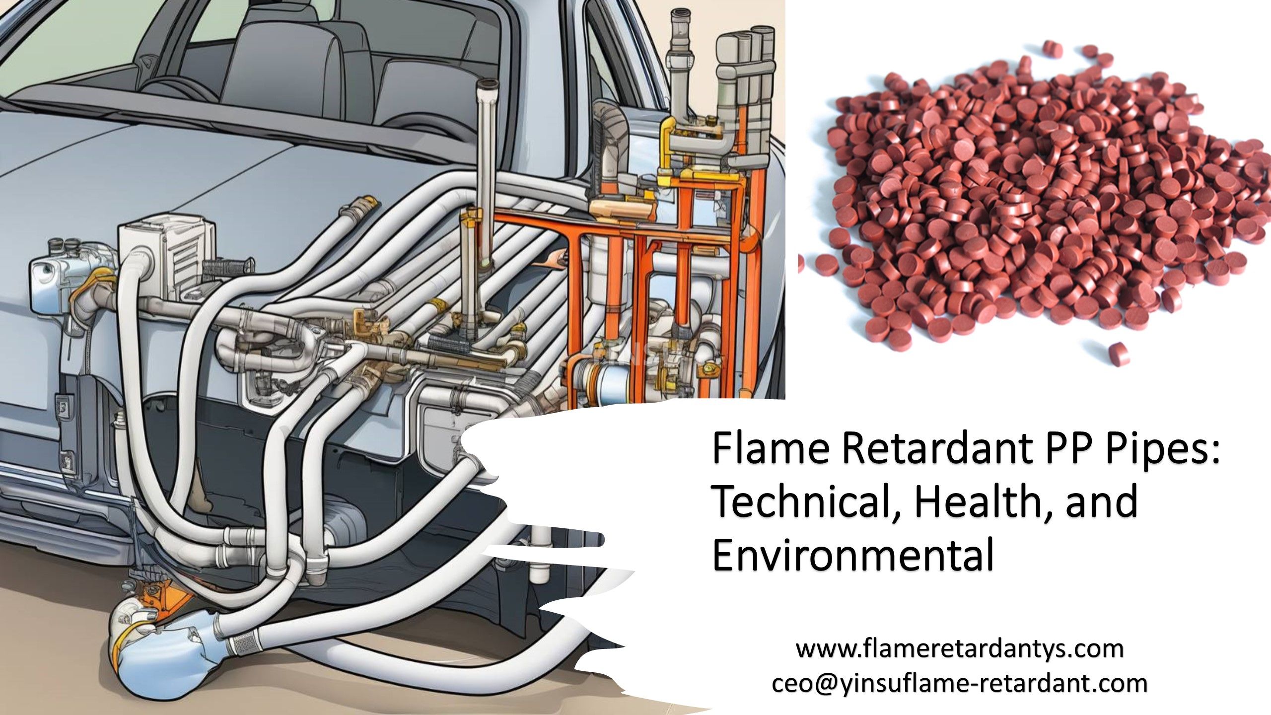 Flammhemmende PP-Rohre für Technik, Gesundheit und Umwelt 