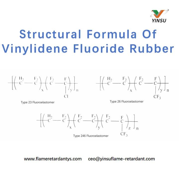 Strukturformel von Vinylidenfluoridkautschuk
