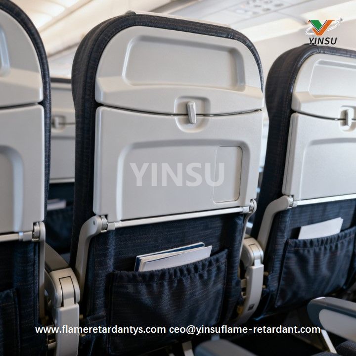 In Flugzeugsitzen verwendete Kunststoffmaterialien