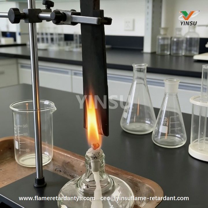 Flammschutzprüfung von Polyolefinmaterialien