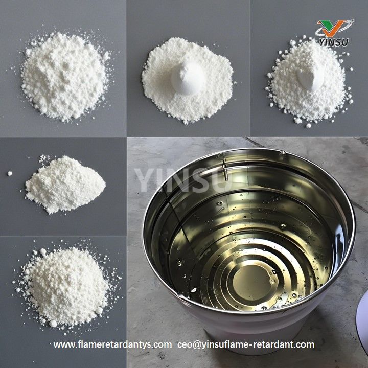 Epoxidharz mit flammhemmendem Pulver