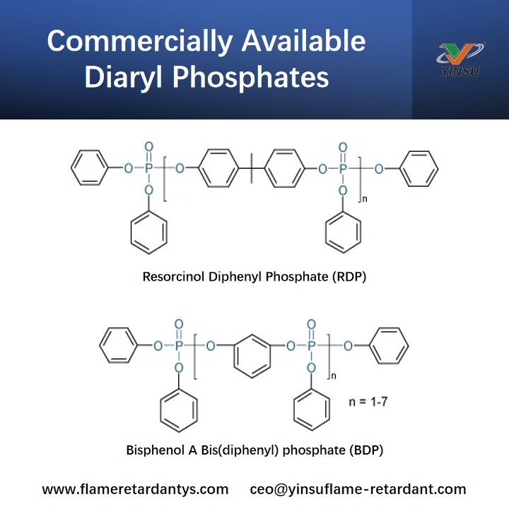 Im Handel erh&auml;ltliche Diarylphosphate