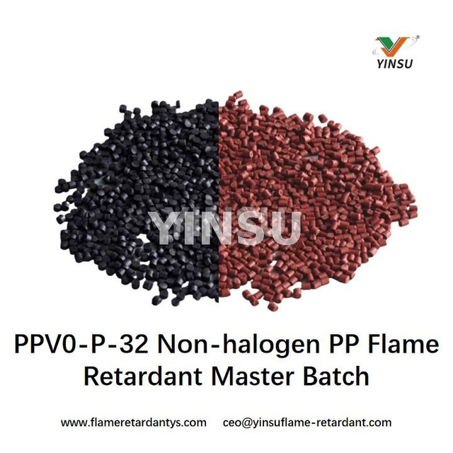 Verbesserte Brandsicherheit mit Nicht-Tripping, nicht-Halogen-PP-Flammschutzmittel-Master-Batch-PPV0-P-32