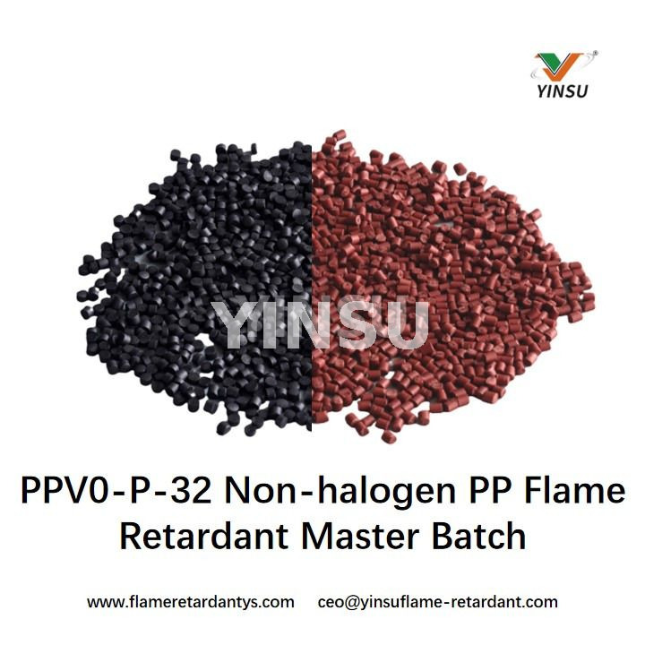 Verbesserte Brandsicherheit mit Nicht-Tripping, nicht-Halogen-PP-Flammschutzmittel-Master-Batch-PPV0-P-32