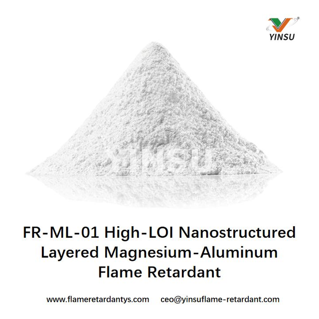 FR-ML-01 Nanostrukturiertes geschichtetes Magnesium-Aluminium-Flammschutzmittel mit hohem LOI