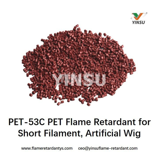 PET Flammschutzmittel für kurzes Filament, künstliche Perücke - PET - 53c