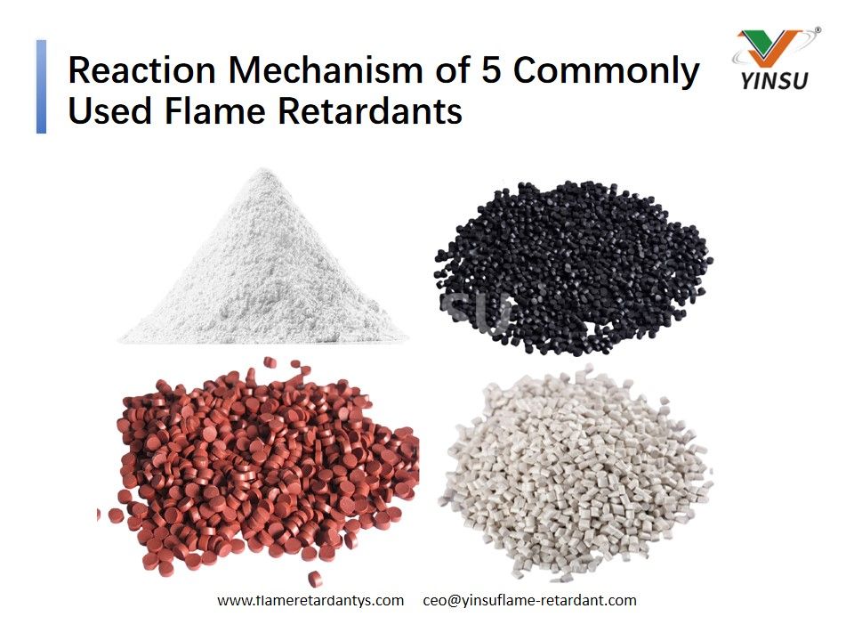 Reaktionsmechanismus von 5 häufig verwendeten Flammschutzmitteln