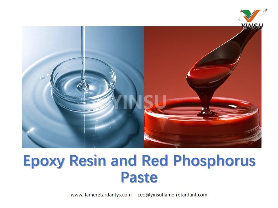 Epoxidharz und rote Phosphorpaste