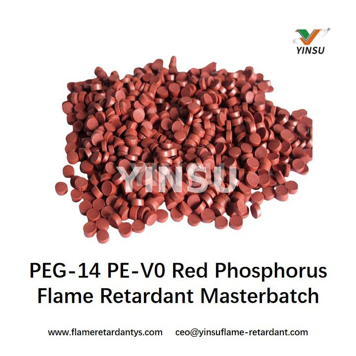 PEG-14 PE-V0 Flammschutzmittel-Masterbatch mit rotem Phosphor