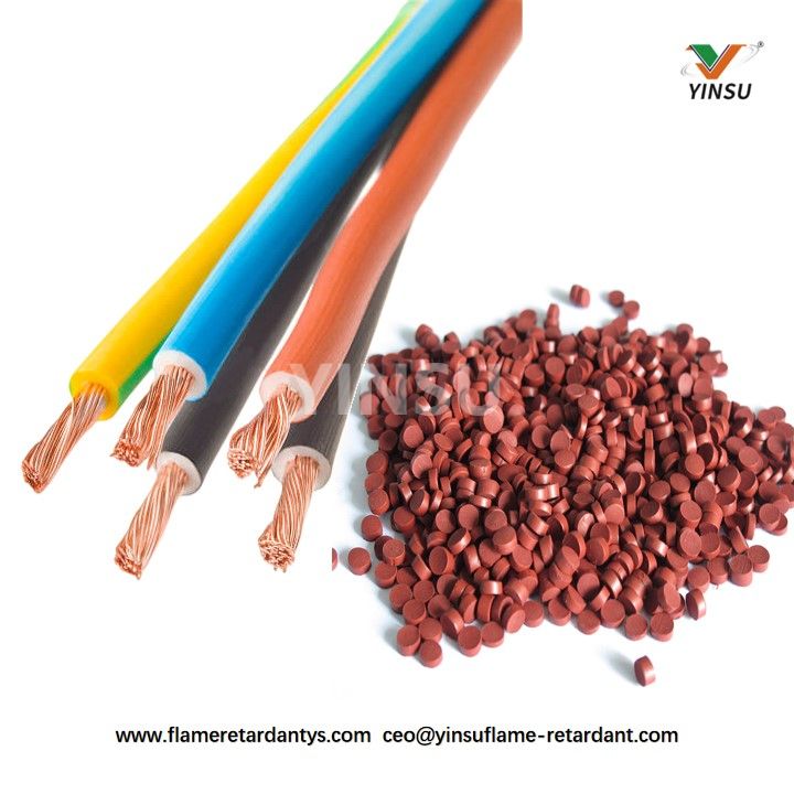 Roter Phosphor mit Kabeln