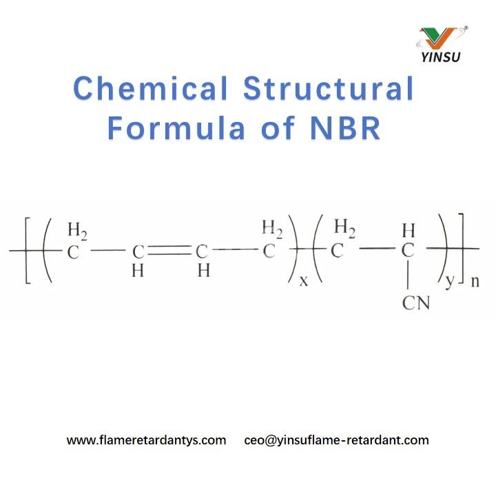 Chemische Strukturformel von NBR
