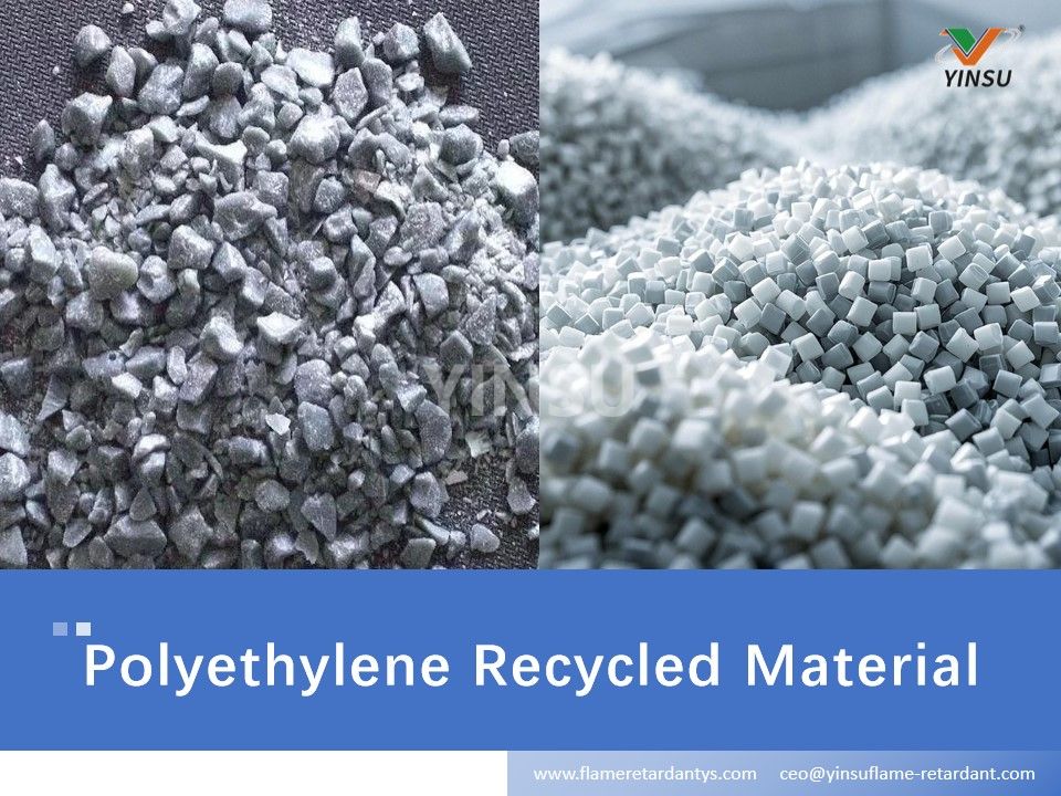 Recyceltes Polyethylen-Material