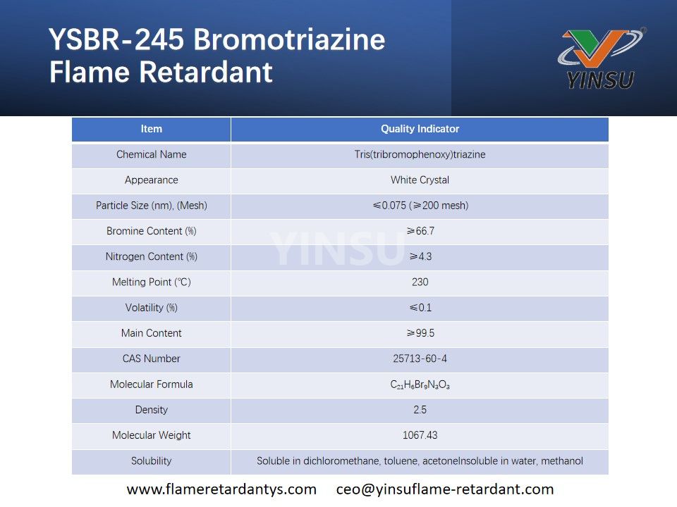 YSBR-245 Bromtriazin-Flammschutzmittel