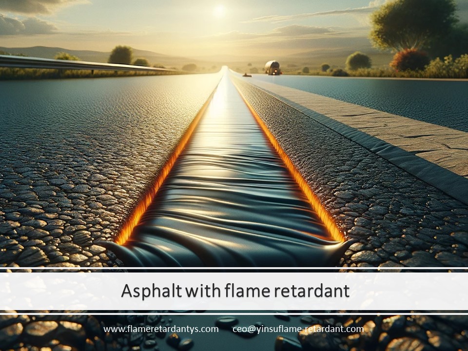 Asphalt mit Flammschutzmittel