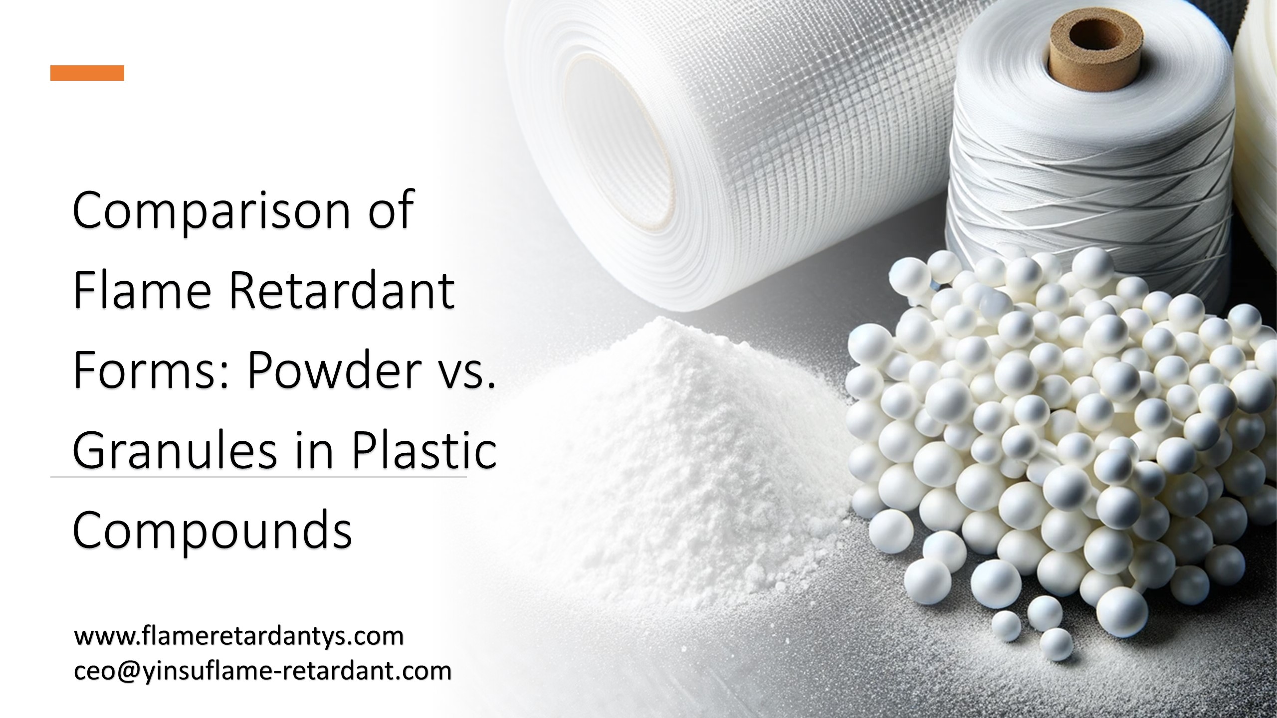 Vergleich flammhemmender Formen: Pulver vs.Granulat in modifizierten Materialverbindungen