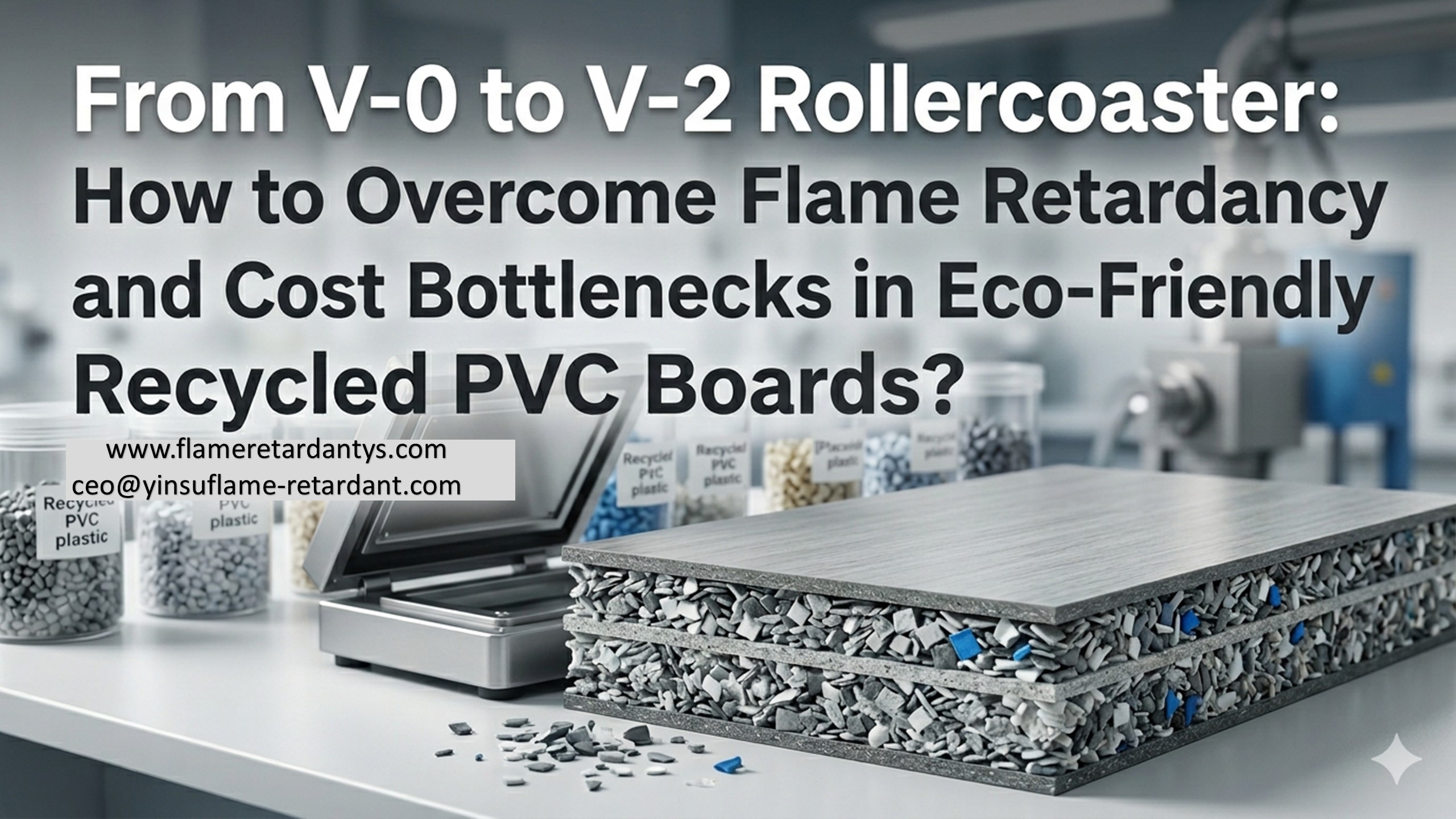 主题4 LY Von V-0 zu V-2 Achterbahn Wie man Flammschutz- und Kostenengp&auml;sse bei umweltfreundlichen recycelten PVC-Platten &uuml;berwindet