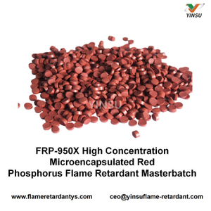 Hochkonzentrierter flammhemmender Masterbatch aus rotem Phosphor FRP-950X