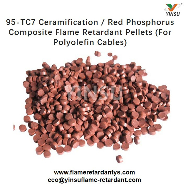 Flammhemmende Pellets aus 95-TC7-Keramik-Phosphor-Verbundstoff (für Polyolefin-Kabel)
