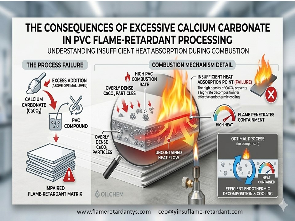 0604 2 1 PVC-Flammschutzmittel Unzureichende endotherme Wirkung, um Feuer zu stoppen